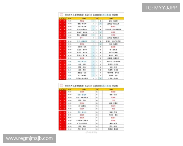 2026年世界杯赛程表完整版全景图，详细列出每场比赛的时间、地点及直播信息